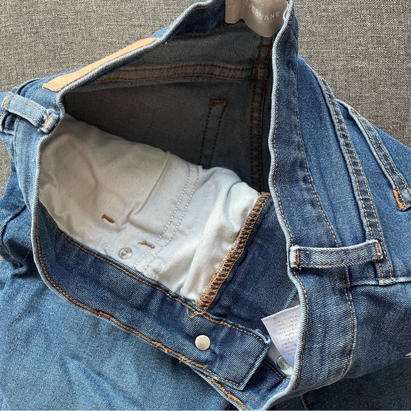 Everlane Authentic Stretch High-Rise Skinny Mid Blue - Picture 5 of 13